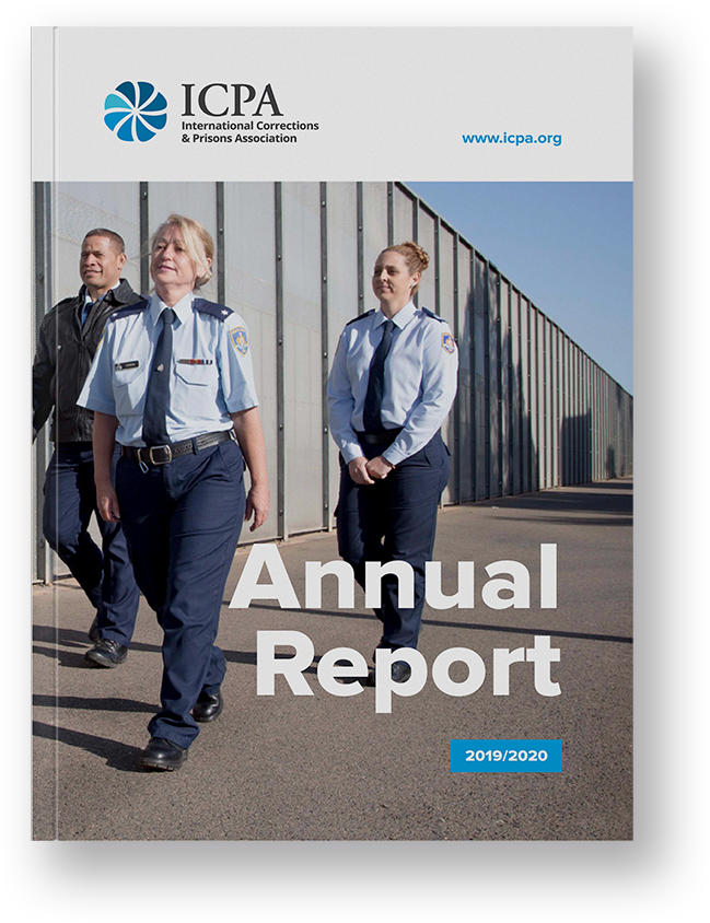 Lazarus Kreativ  INTERNATIONAL CORRECTIONS AND PRISONS ASSOCIATION annual report design Print layout design